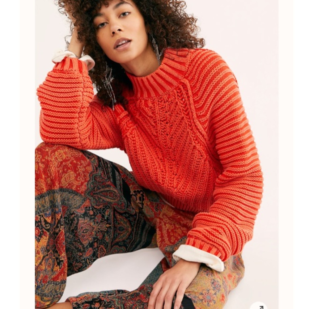 Free People Cotton Sweater